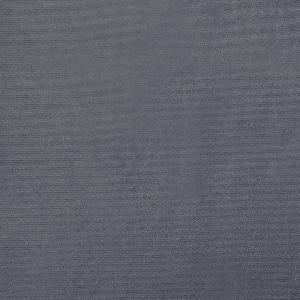 vidaXL Κρεβάτι Σκύλου Σκούρο Γκρι 50x40x26,5 εκ. Βελούδινο