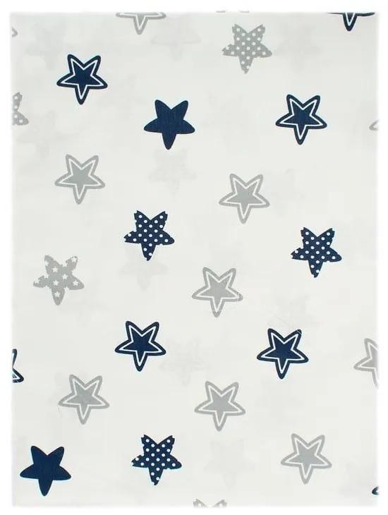 Σεντόνι Βρεφικό Star 102 Blue DimCol Λίκνου 80x110cm 100% Βαμβάκι
