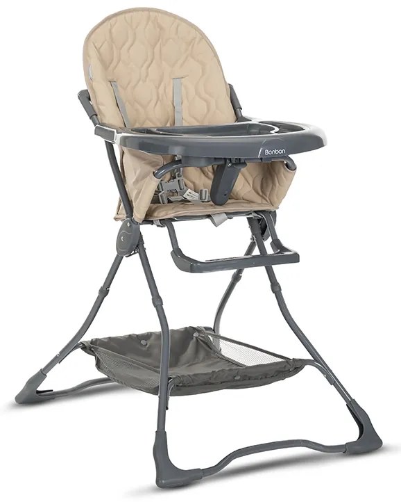 Καρεκλάκι φαγητού  BonBon  Beige Leather  10100312507 Lorelli