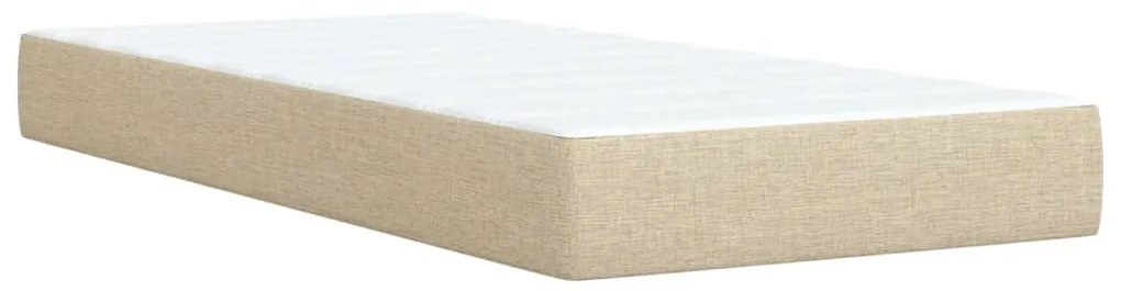 ΚΡΕΒΑΤΙ BOXSPRING ΜΕ ΣΤΡΩΜΑ ΚΡΕΜ 80 X 200 ΕΚ. ΥΦΑΣΜΑΤΙΝΟ 3285713