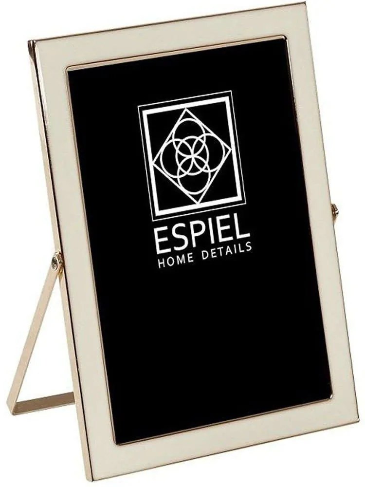 Κορνίζα FAM603 15x20cm Gold-White Espiel Metal