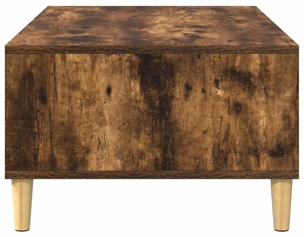 vidaXL Τραπεζάκι σαλονιού Καπνιστό Δρύς 102 x 55 x 35 εκ