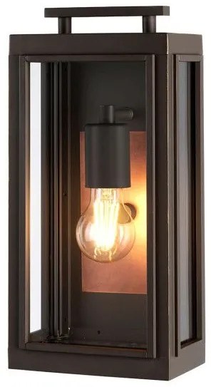 Απλίκα Φωτιστικό Τοίχου E27 60W IP44 Sutcliffe Elstead QN-SUTCLIFFE-S-OZ Μπρονζέ