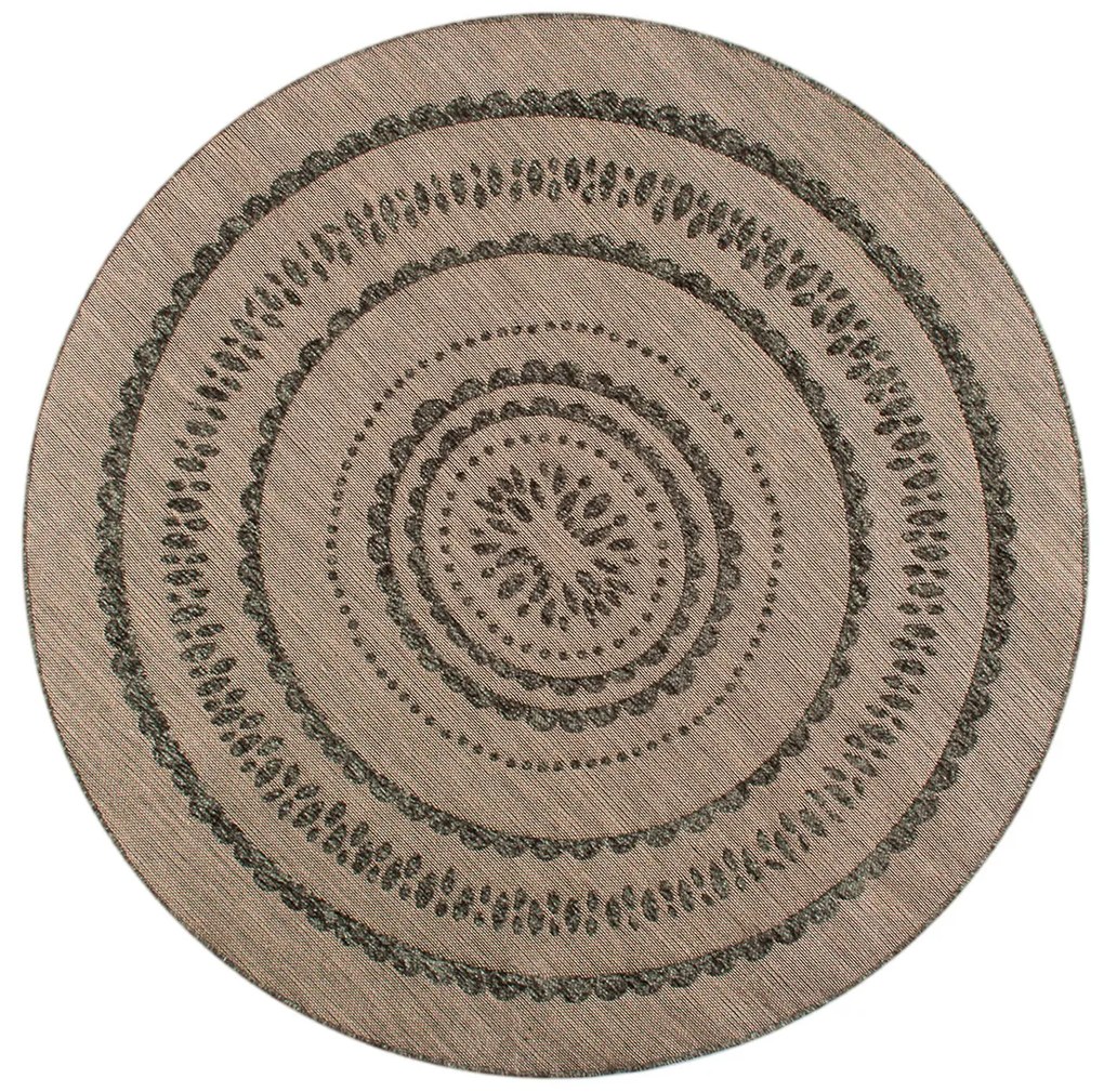 Στρογγυλό Χαλί All Season (Φ130) Polcarpet Gloria Marakes G009 Green