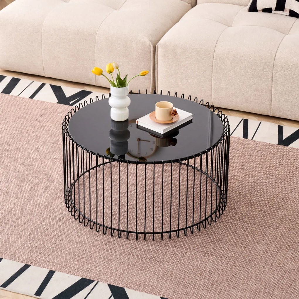 Τραπεζάκι σαλονιού Temporal Round-Mauro