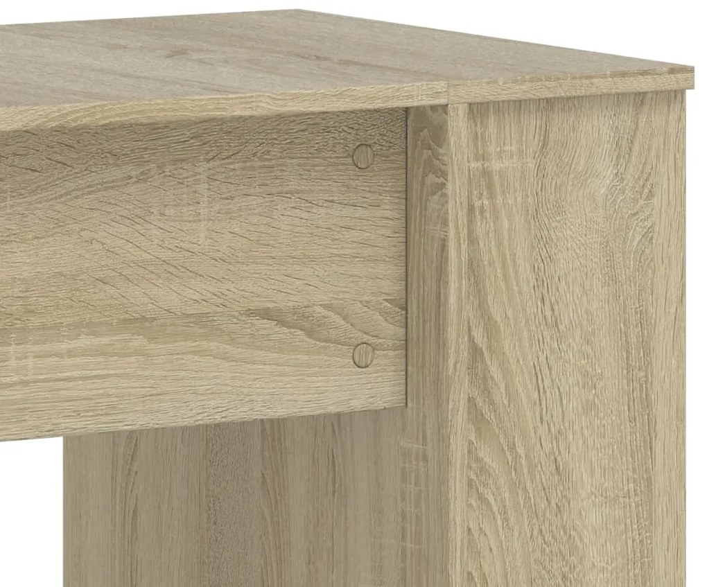 vidaXL Γραφείο Sonoma Δρυς 140 x 50 x 75 εκ. από Επεξεργασμένο Ξύλο