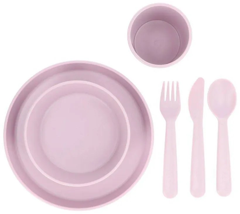 Παιδικό Σετ Φαγητού 7τμχ Tutete Lilac 61-74695