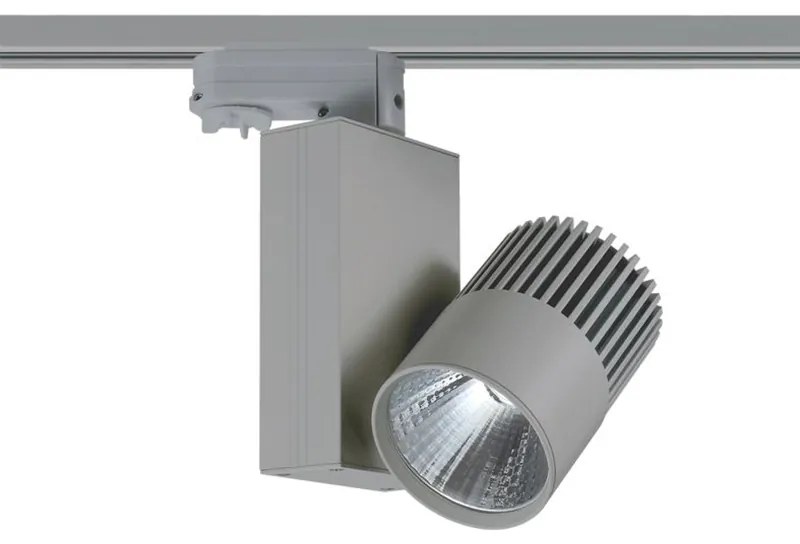 GREY LED TRACK LIGHT 15W 4000K 4WIRES 36° 1150LM 230V Ra80 - BIENAL1540G4 - 4000K - BIENAL1540G4