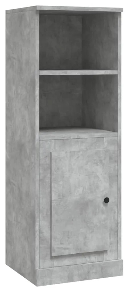 vidaXL Ντουλάπι Γκρι Σκυροδέματος 36x35,5x103,5 εκ. Επεξεργασμένο Ξύλο