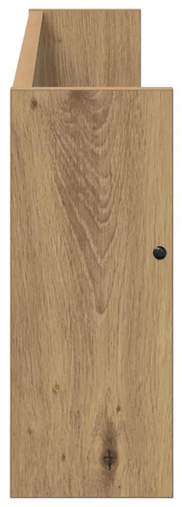 vidaXL Ράφι Περιοδικών Artisan Oak 80 x 12 x 30 εκ Επεξεργασμένο ξύλο