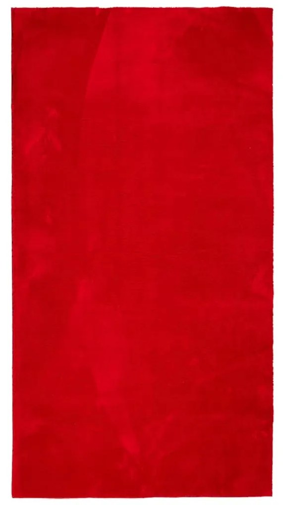 vidaXL Χαλί HUARTE με Κοντό Πέλος Μαλακό/ Πλενόμενο Κόκκινο 80x150 εκ.