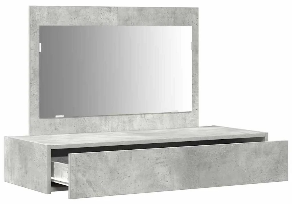vidaXL Τραπέζι περιποίησης Γκρι 100 x 40 x 70 εκ. Επεξεργασμένο ξύλο