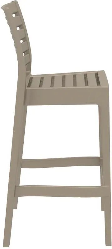 Σκαμπό Μπαρ Ares Dove Grey