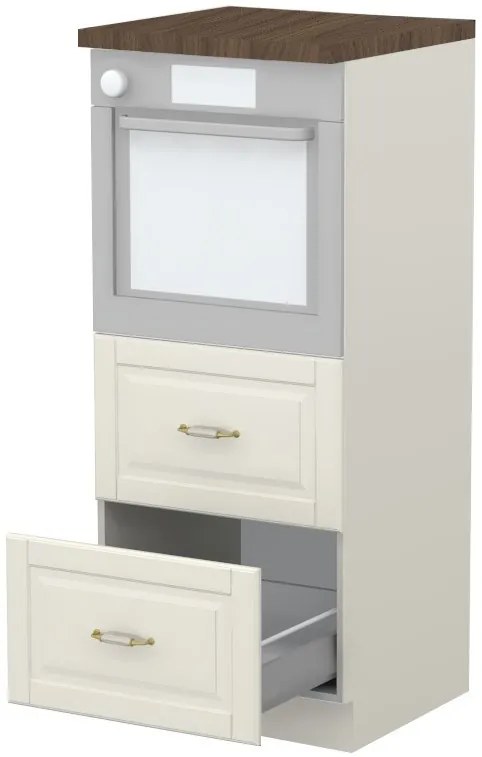 Επιδαπέδιο ντουλάπι φούρνου ψηλό Toscana K14-60-2MB-Ivory - 60.00Χ60.00Χ148.00cm