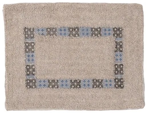 Estia Πατάκι - Ταπέτο Μπάνιου Native Βαμβακερό 60x40cm Μπεζ 02-11215