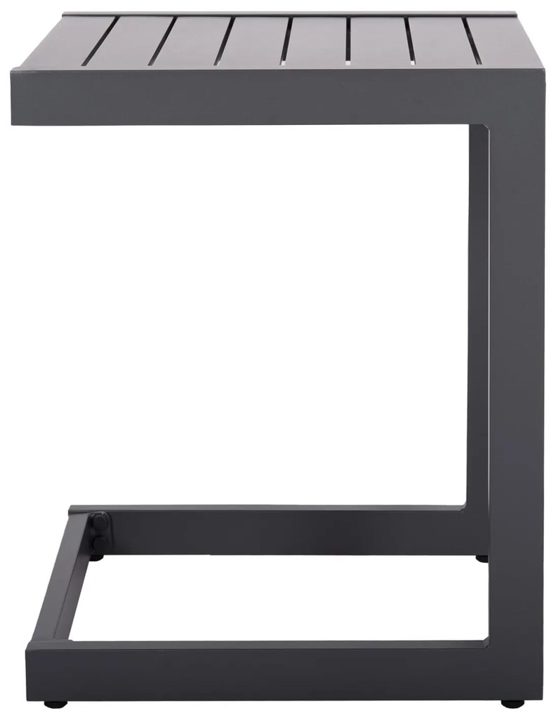Τραπεζάκι Ξαπλώστρας BELLING C6274.03 Αλουμίνιο Σκούρο Γκρί 42x43x53Υεκ. 42x43x53 εκ.