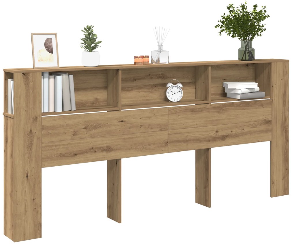 vidaXL Κεφαλάρι Ντουλάπι Τεχνολογίας Δρυς 220x18,5x104,5 εκ.