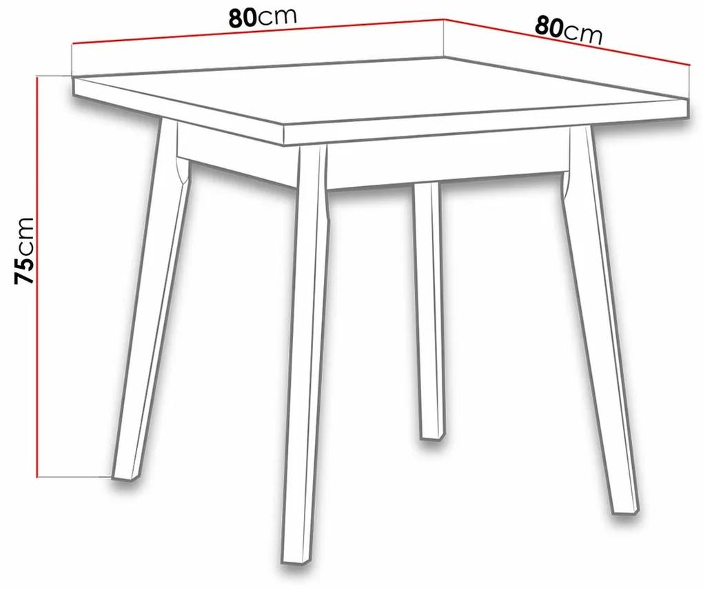 Τραπέζι Victorville 127, Sonoma οξιά, 75x80x80cm, 14 kg, Πλαστικοποιημένη μοριοσανίδα, Ξύλο, Μερικώς συναρμολογημένο, Ξύλο: Οξιά | Epipla1.gr