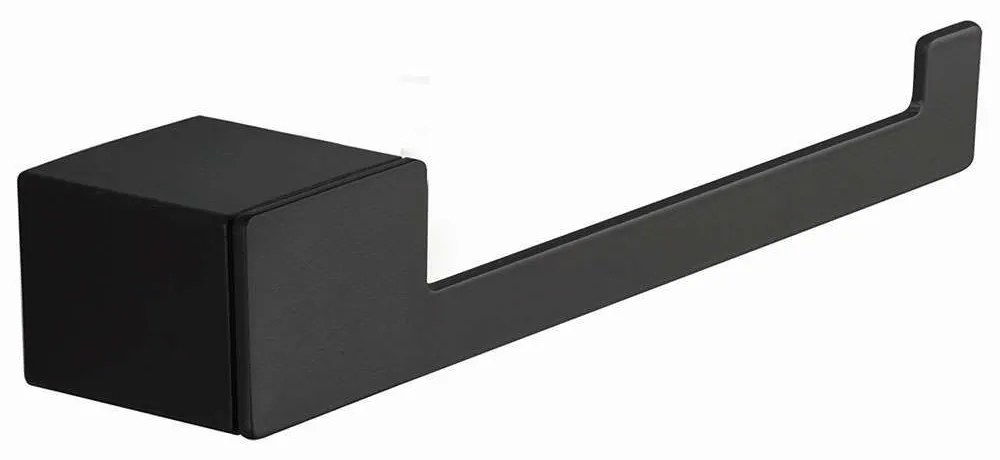 Χαρτοθήκη Ανοιχτή Neo 8401R55 Δεξιά Black Mat Karag Ανοξείδωτο Ατσάλι
