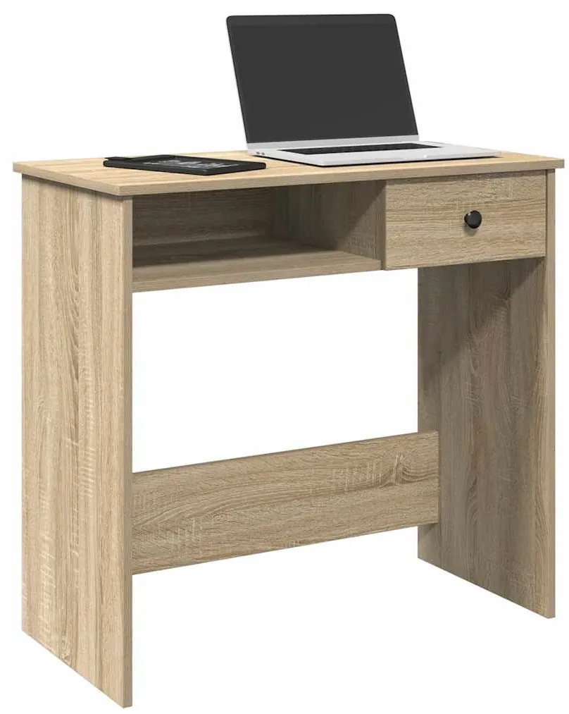 vidaXL Γραφείο Χρώμα Sonoma Δρυς 80 x 40 x 75 εκ. από Μοριοσανίδα