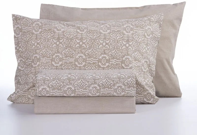 Σετ Σεντόνια Μονά Wisely Beige 2x(170x270) + 1x(52x72) - Nef-Nef Homeware