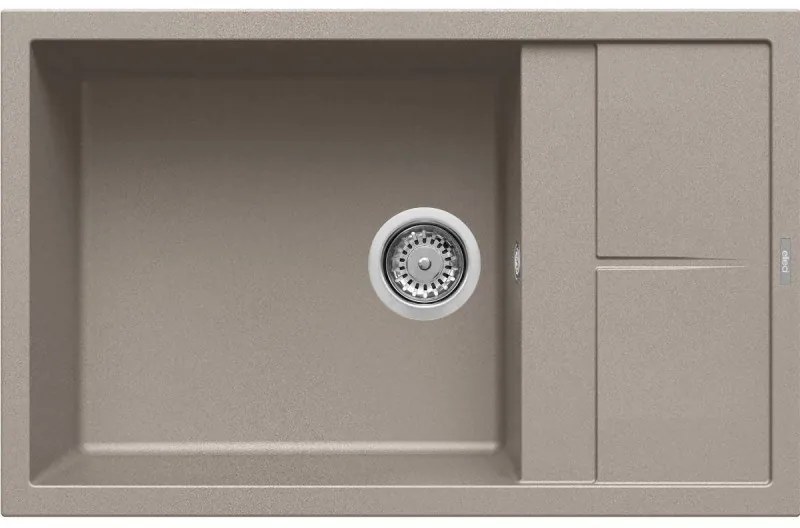 Elleci Unico 310 Ένθετος Νεροχύτης κουζίνας Tortora 43 78x50cm
