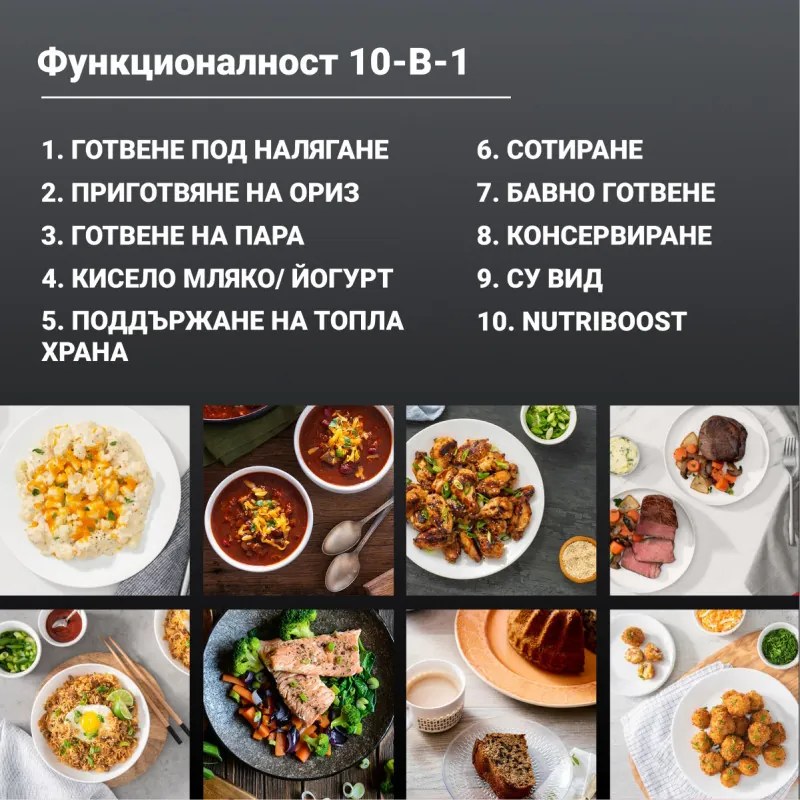 Instant Pot Pro Plus 112020101, 1200W, 5,7 l, 10 προγράμματα, έλεγχος WiFi, Ανοξείδωτο, Μαύρο