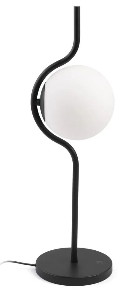 Επιτραπέζιο Φωτιστικό Le Vita Matt LED 6W 2700K 570Lm Black Faro Barcelona Metal, Glass