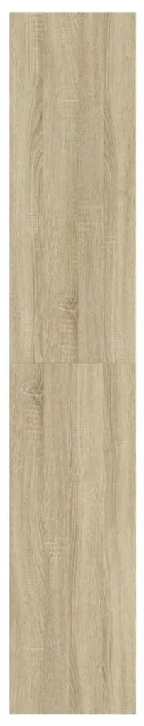 vidaXL Παπουτσοθήκη με 4 Ανακλ. Συρτάρια Sonoma Δρυς 80x34x187,5 εκ.