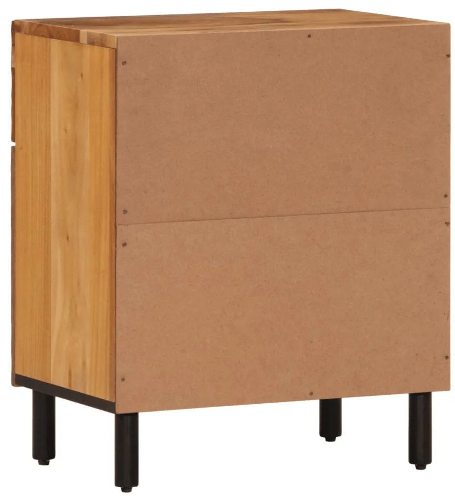 vidaXL Κομοδίνο 50 x 33 x 60 εκ. από Μασίφ Ξύλο Ακακίας