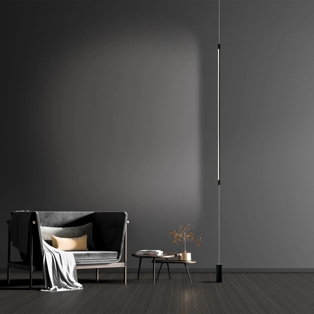 Φωτιστικό Δαπέδου LED Zambelis 20184 Black Matt