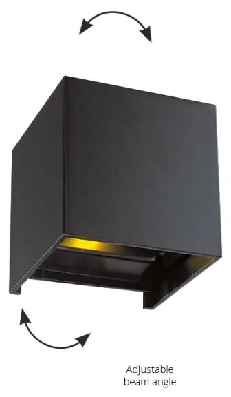 Απλίκα Τετράγωνη Greg - 4188801 - 1.5W - 20W - 4188801