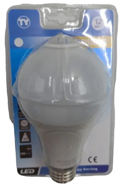 ΛΑΜΠΑ LED ΜΕ ΦΩΤΟΚΥΤΤΑΡΟ 12W/E27/6000K LED-05556