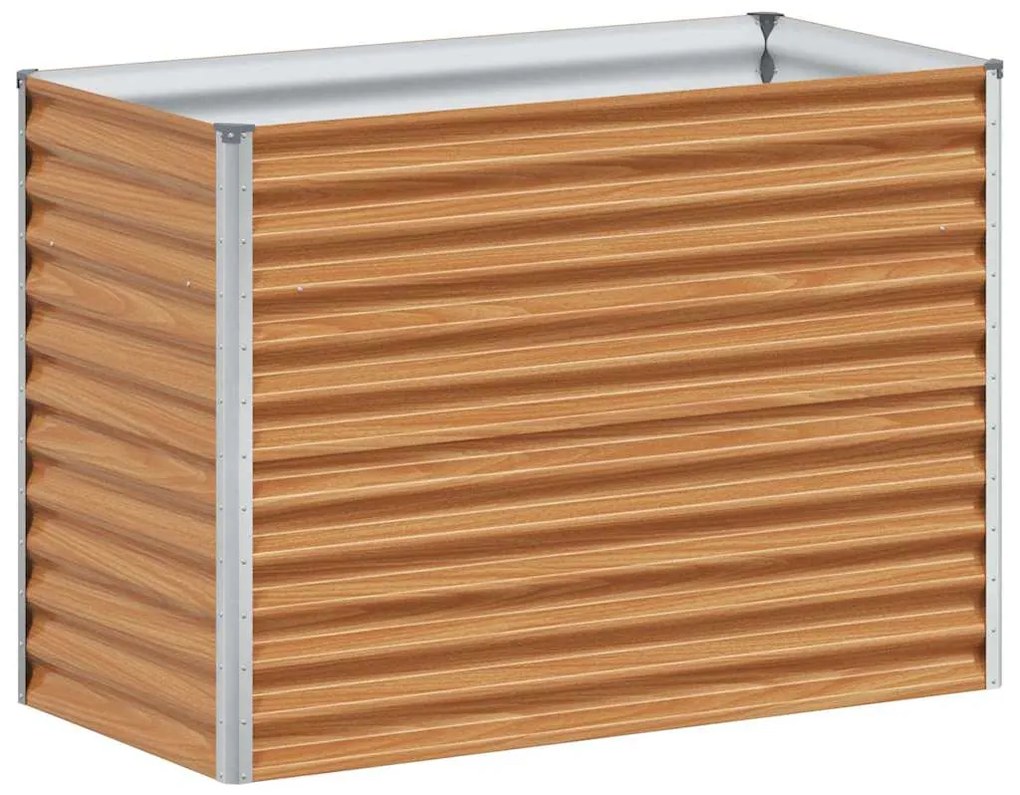 vidaXL Υπερυψωμένη Ζαρντινιέρα 98 x 50 x 68 εκ. Επικαλυμμένος Χάλυβας