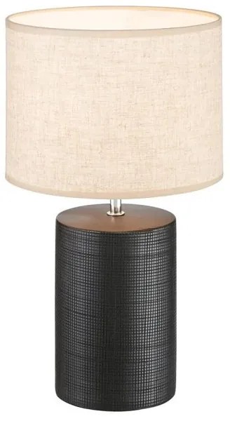 Επιτραπέζιο Φωτιστικό Bois Μαύρο 50660 Fischer Honsel-50660-Μαύρο 50660