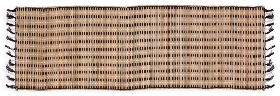 Τραβέρσα Straw 45X150 Natural-Black Nef-Nef 45X150 Άχυρο-Βαμβάκι