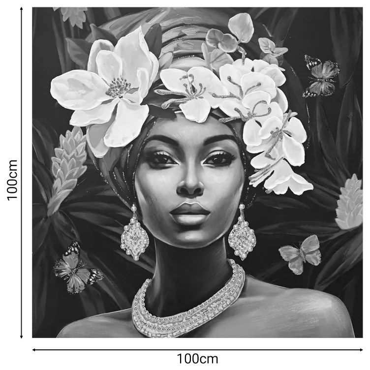 Πίνακας σε καμβά Beauty Inart 100x3x100εκ - 296-000004