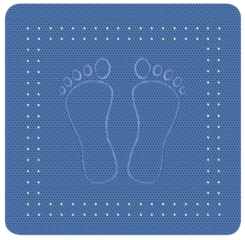 Αντιολισθητικό Ντουζιέρας Foot 4388 Blue Kleine Wolke 55Χ55 Καουτσούκ