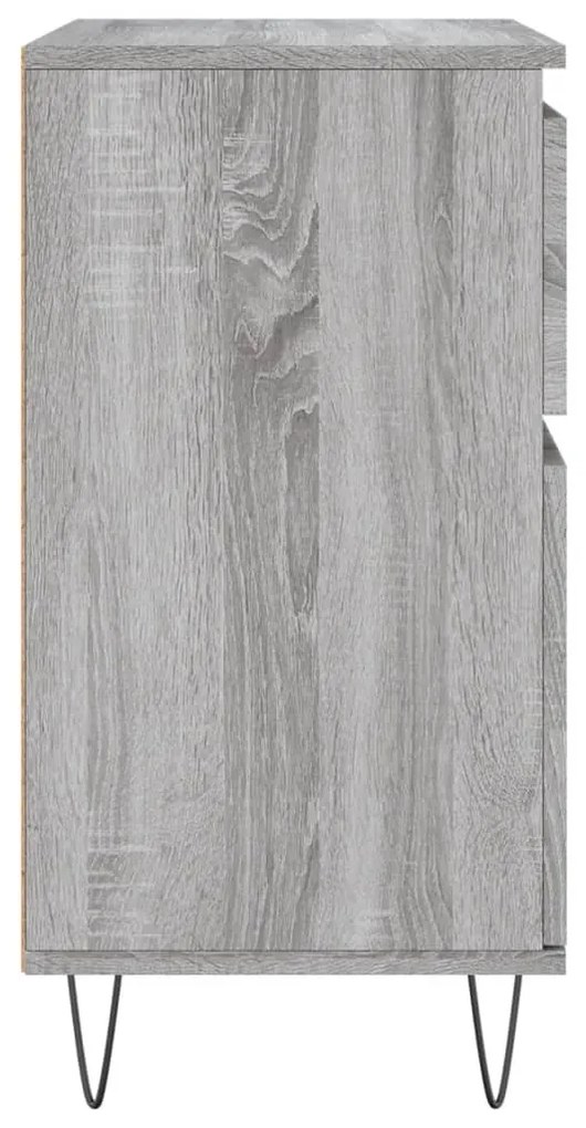 vidaXL Ντουλάπι Γκρι Sonoma 60x35x70 εκ. από Επεξεργασμένο Ξύλο