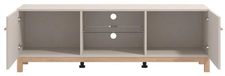 Έπιπλο τηλεόρασης ESSEX 154 3K2V Cashmere 154x42x51εκ 154x42x51 εκ.