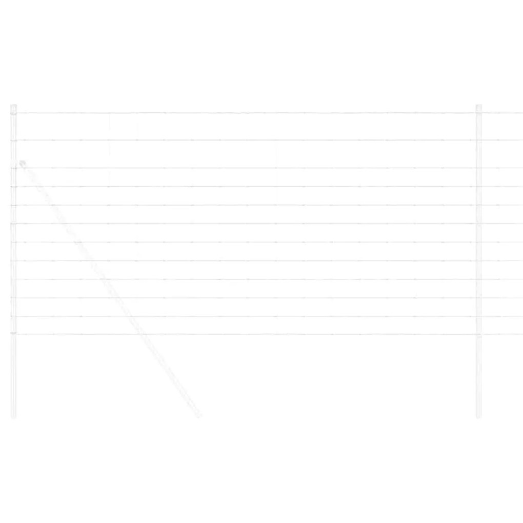 vidaXL Περίφραξη αγρού Γκρι 1.2 x 10 m Ατσάλι
