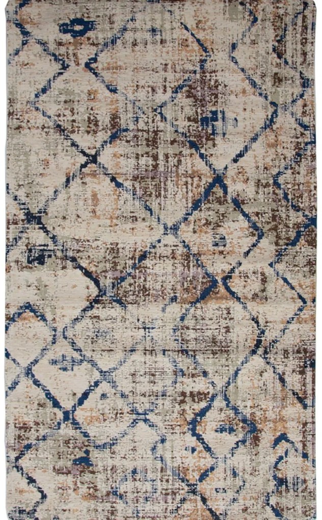 Χαλί Canvas 1147 J Beige-Blue Royal Carpet 75X150cm