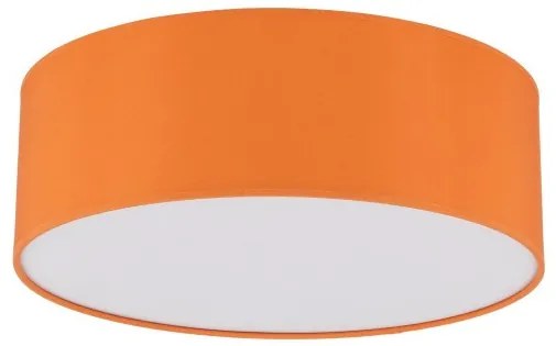 Πλαφονιέρα Φωτιστικό Οροφής 4xE27 Ύφασμα Nicola TK Lighting-10153-Πορτοκαλί 10153