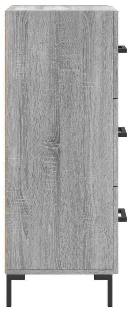 vidaXL Ντουλάπι Γκρι Sonoma 34,5x34x90 εκ. από Επεξεργασμένο Ξύλο