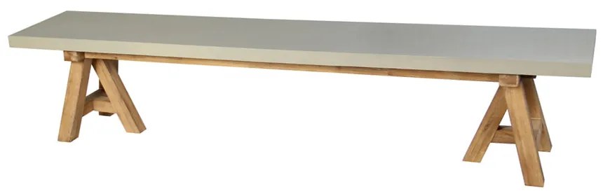 Liberta ERESOS ΠΑΓΚΑΚΙ CEMENT ΑΝΟΙΧΤΟ 200x40xH45cm 200x40xH45cm 22-0238