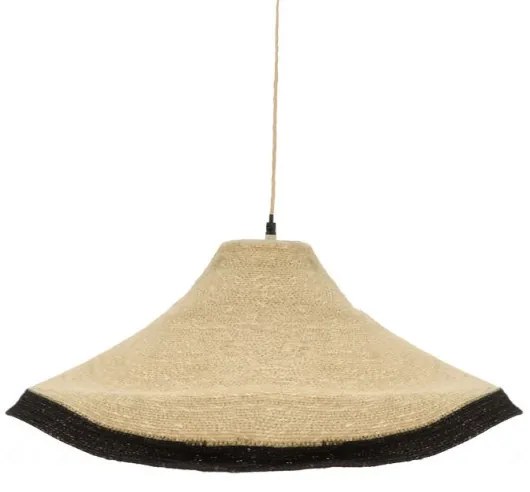 Φωτιστικό Οροφής Hatty Inart E27 Φυσικό Φ60X115 εκ 311-000014-311-000014-Καφέ 311-000014