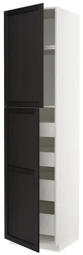 METOD/MAXIMERA ψηλό ντουλάπι με 2 πόρτες/4 συρτάρια, 60x60x240 cm 694.693.73