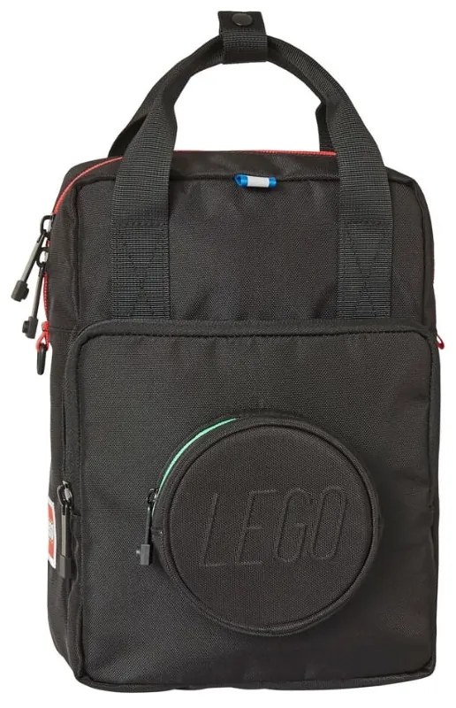 LEGO® BRICK 1X1 ΠΑΙΔΙΚΟ ΣΑΚΙΔΙΟ ΠΛΑΤΗΣ ΜΑΥΡΟ/MULTI - 20206-0354