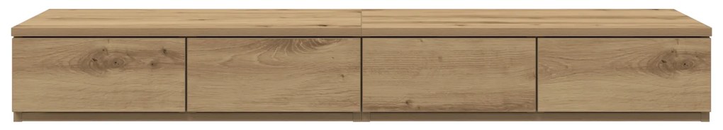 vidaXL Συρτάρια Κρεβατιού Artisan Oak 120x36,5x16,5 εκ Επεξεργασμένο Ξύλο