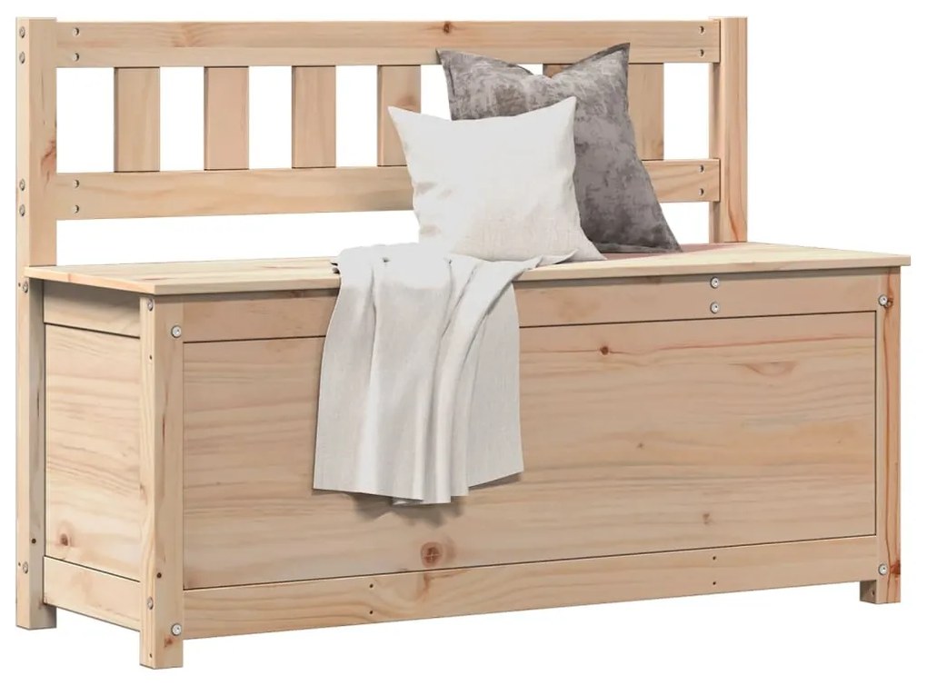 vidaXL Πάγκος 110 x 41 x 76,5 εκ. από Μασίφ Ξύλο Πεύκου
